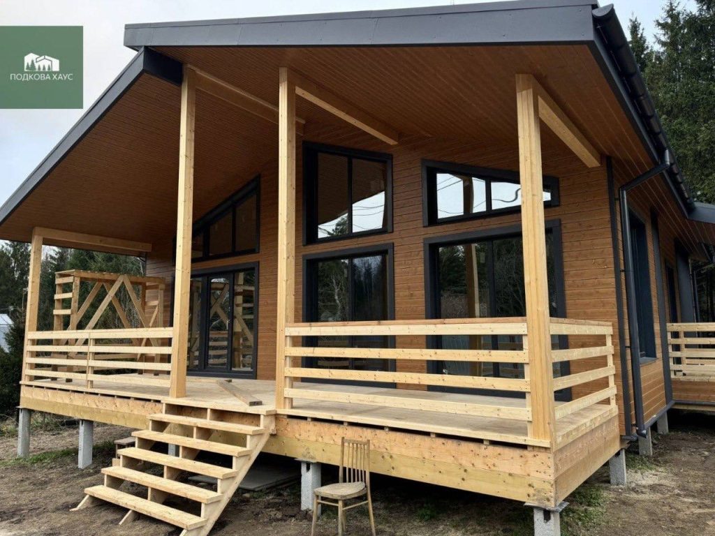 Каркасный дом в Богослово — 129 м²